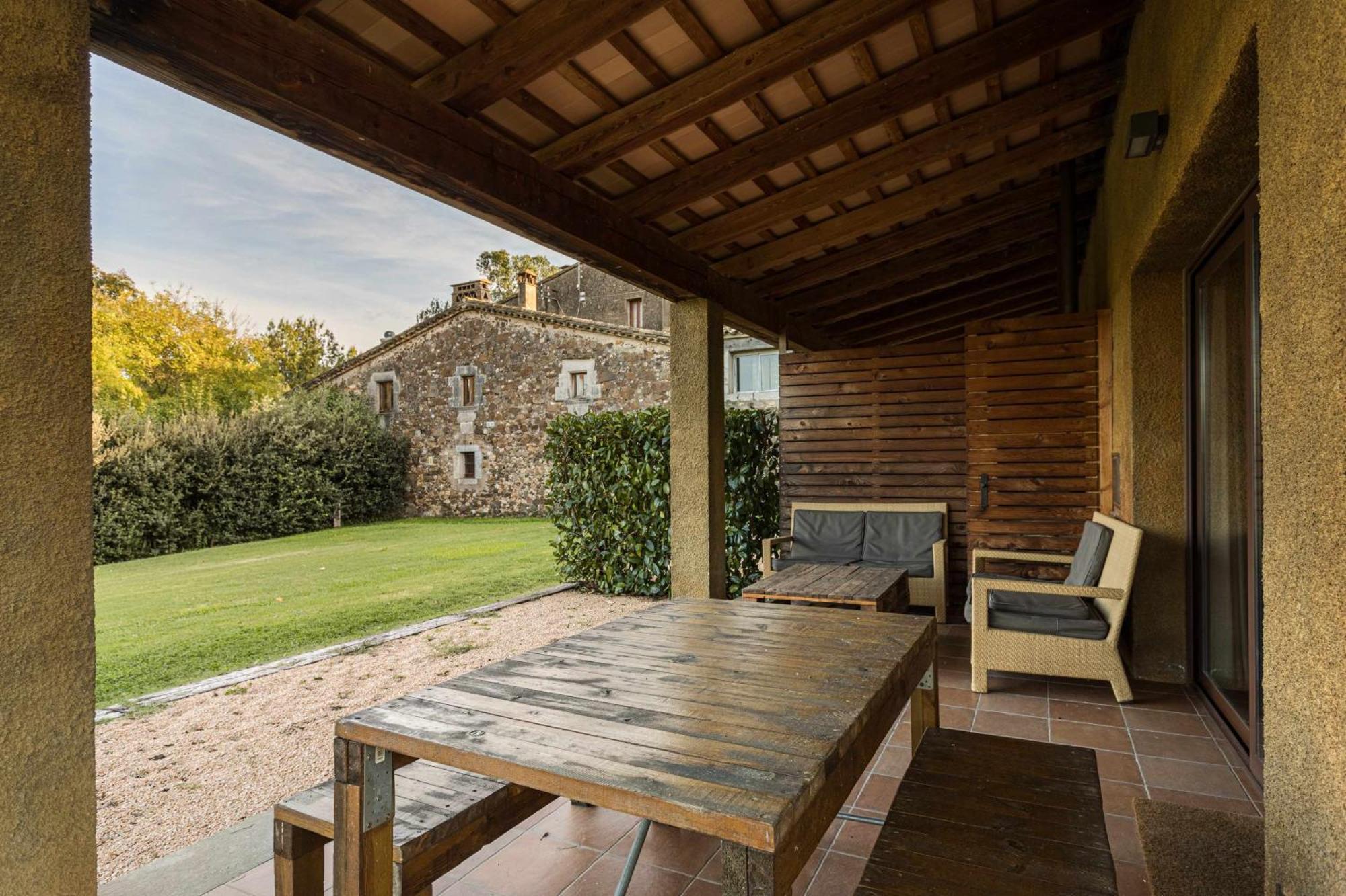 ジローナ Mas Garriga Turisme Ruralヴィラ エクステリア 写真